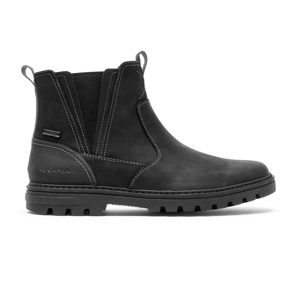 Botas Rockport Weather Or Not Waterproof Chelsea Homem - Pretas ( 864-HEITJC )